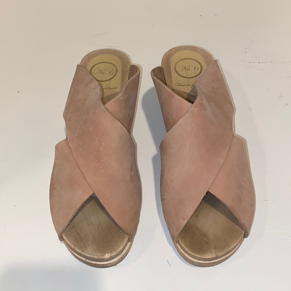 No. 6 Frida Clog Sandal on Wedge